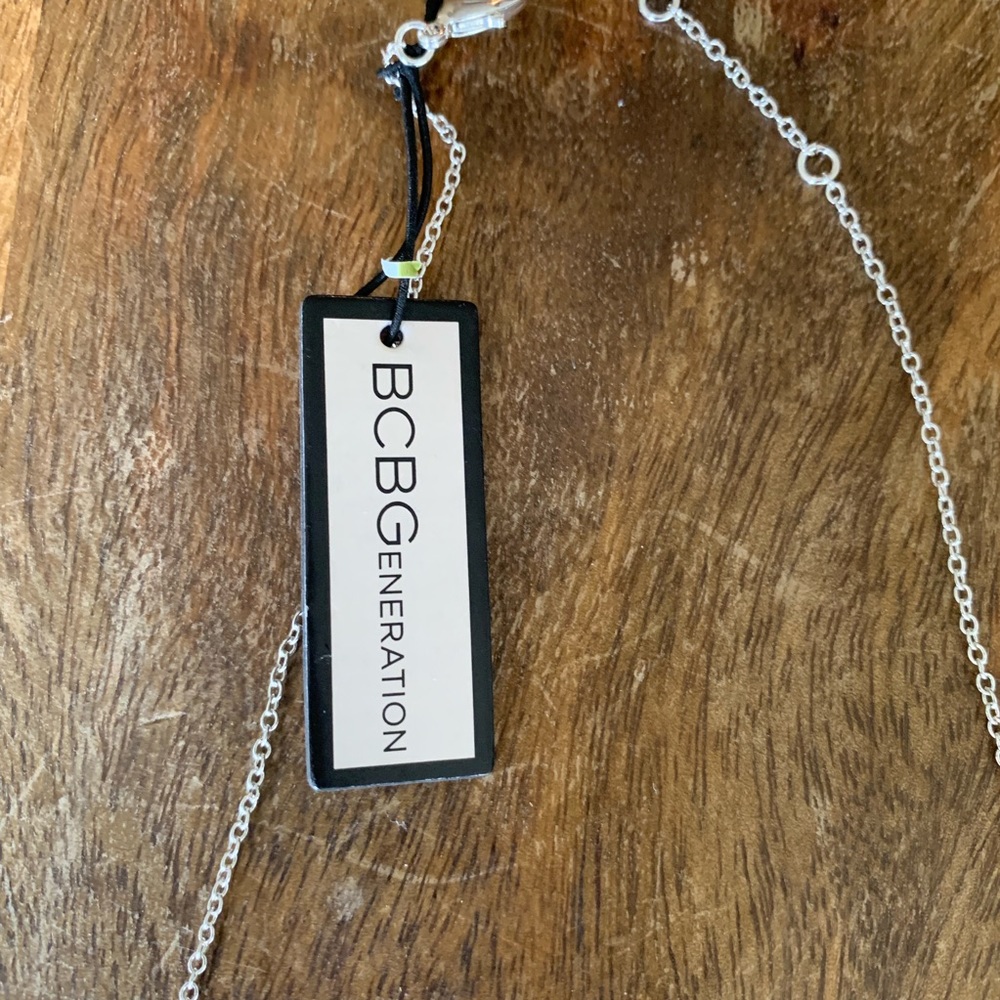 BCBGeneration Rhod Silver Necklace - Picture 3 of 7